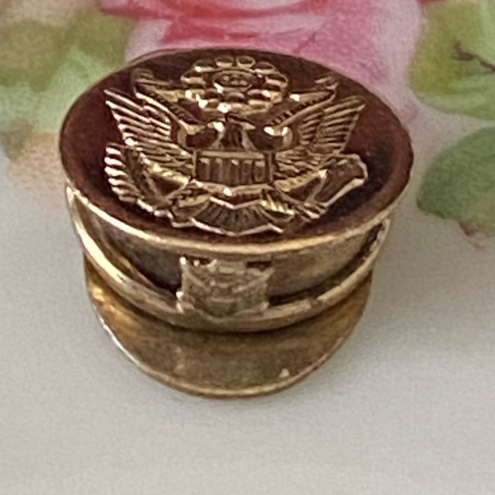 VTG Danecraft GF Army Military Hat Charm (Rare Find).  Final Price